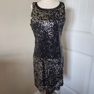 Banana Republic sequin tank dress